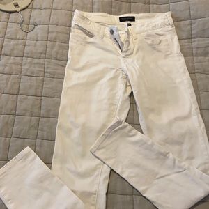 Banana Republic White Skinny Jeans 25/0